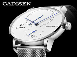 Foto van Horloge cadisen design men watches mechanical automatic luxury brand waterproof casual fashion stain