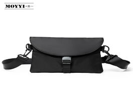 Foto van Tassen fashion trend men messenger bag pack nylon waterproof casual s shoulder black functional zipp