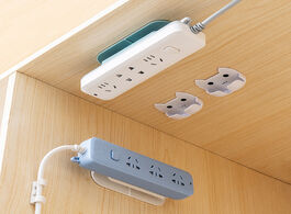 Foto van Huis inrichting qdrr wall mounted sticker punch free plug fixer home self adhesive socket cable wire
