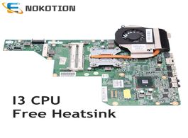 Foto van Computer nokotion 615849 001 605903 motherboard for hp g62 g72 cq62 with heatsink compatible 597674 