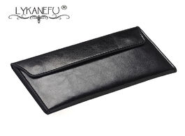 Foto van Tassen lykanefu genuine leather women clutch purse s wallet long pattern ladies bag multi card femal