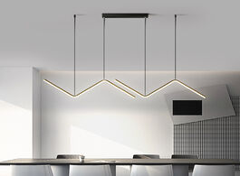 Foto van Lampen verlichting artpad modern led pendant lighting kitchen island living room wave shape hanging 
