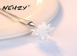 Foto van Sieraden nehzy 925 sterling silver new ladies fashion jewelry high quality three dimensional crystal