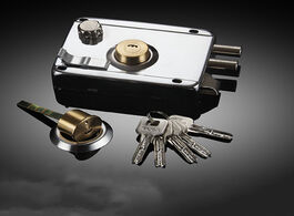 Foto van Bevestigingsmaterialen door lock strong deadbolt home security universal exterior anti theft accesso