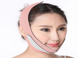 Foto van Sport en spel elastic face v shaper facial slimming bandage beauty woman tape strap anti wrinkle dou