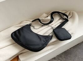 Foto van Tassen 2pcs nylon messenger bag women solid leopard shoulder crossbody handbags bags handbag