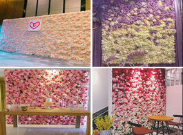 Foto van Huis inrichting 40x60cm artificial simulation wall flower decoration lead hydrangea peony rose cushi