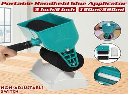 Foto van Woning en bouw 3 6 inch glue applicator paint bucket portable handheld roller manual gluer for woodw