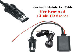 Foto van Auto motor accessoires bluetooth aux cable with microphone for kenwood 13 pin cd stereo module recei