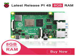 Foto van Computer latest raspberry pi 4 model b 8gb ram 1.2 version bcm2711 quad core cortex a72 arm v8 1.5gh