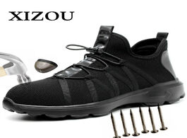 Foto van Schoenen xizou 2020 safety boot air mesh men s shoes steel toe boots puncture proof work sneakers in