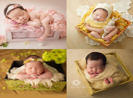 Foto van Baby peuter benodigdheden newborn photography accessories photo shooting props infant vintage woven 