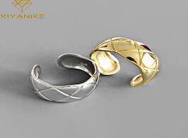 Foto van Sieraden xiyanike 925 sterling silver fashion simple geometric rings for man women engagement weddin