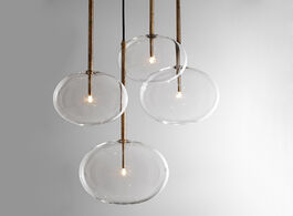 Foto van Lampen verlichting modern led pendant lights nordic glass ball hanglamp for dining room bedroom bar 