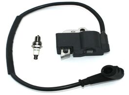 Foto van Gereedschap ignition coil module with spark plug cmr6h for stihl ms201 ms201t ms201c 2 mix chainsaw 