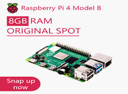 Foto van Computer official original raspberry pi 4 model b development board kit ram 2g 4g 8g core cpu 1.5ghz