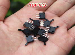 Foto van Elektrisch installatiemateriaal 10pcs micro mini switches miniature small limit travel switch with h