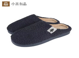 Foto van Huishoudelijke apparaten youpin soft plush slippers winter warm color indoor home solid cotton slide