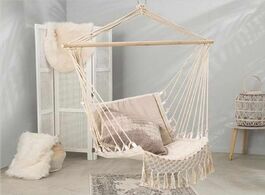 Foto van Meubels tassel garden hammock hang rope lazy chair swinging outdoor indoor furniture hanging swing s