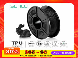 Foto van Computer sunlu tpu 0.5kg flexible filament with full color 1.75mm for diy gift or model printing shi