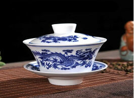 Foto van Huis inrichting 2020 chinese teaset elegant gaiwan 230 300ml traditional ceramic tea tureen lid bowl