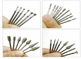 Foto van Schoonheid gezondheid 10pcs set diamond nail drill bit for manicure cutter dental grinding polish bu
