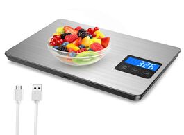Foto van Huis inrichting digital kitchen scale lcd display 15kg food for cooking baking weighing scales elect