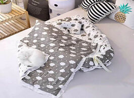 Foto van Baby peuter benodigdheden portable crib newborn nest cotton travel sleeping bed safety protection fo