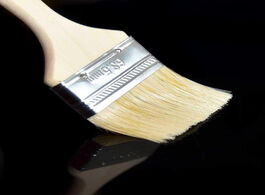 Foto van Woning en bouw painting paint bristle brush wooden handle decorative roller household wall tool arti