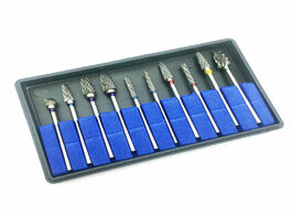 Foto van Schoonheid gezondheid 10pcs box tungsten carbide cutter kit dental burs for remove and polishing lab
