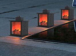 Foto van Lampen verlichting charcoal flame effect led lights originality ornament battery simulated fireplace