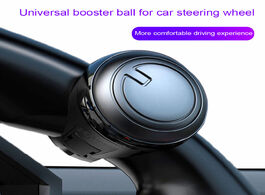 Foto van Auto motor accessoires turning steering wheel spinner knob 360 degree rotation metal bearing power h