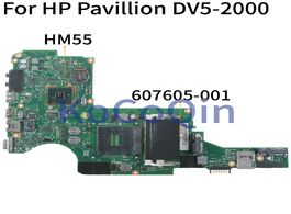 Foto van Computer kocoqin laptop motherboard for hp pavillion dv5 2000 hm55 mainboard 607605 501 ddr3