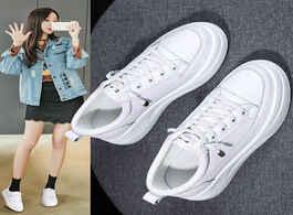 Foto van Schoenen women shoes platform white sneakers 2020 running casual black tennis winter luxury korean l