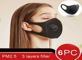 Foto van Beveiliging en bescherming fashion unisex adult dustproof face masks outdoor mouth shield washable r