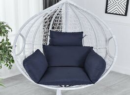Foto van Meubels hanging hammock chair swinging garden outdoor soft seat cushion 220kg dormitory bedroom back