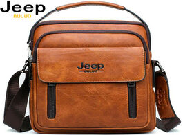 Foto van Tassen jeep buluo brand new tote crossbody business casual handbag male spliter leather men messenge