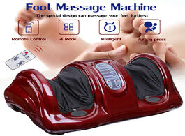 Foto van Schoonheid gezondheid 220v electric heating foot body leg massager shiatsu kneading roller vibrator 