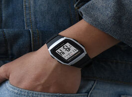 Foto van Horloge men s digital watch multifunctional led electronic sport life waterproof student wrist relog