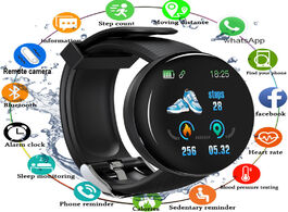 Foto van Horloge digital watch the mens watches blood pressure round smart women bracelet waterproof sport tr