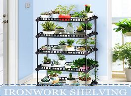 Foto van Meubels 6 5 4 3 tier plant shelves flower pot holder garden rack display stand succulent plants home