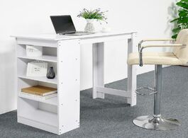 Foto van Meubels bar table dining home study desk modern solid wood coffee office meeting base hwc
