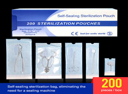 Foto van Schoonheid gezondheid 200pcs disposable dental instrument self sealing sterilization pouches medical