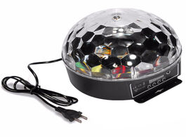 Foto van Lampen verlichting crystal magic ball effect lighting lamp led party disco club dj light bulb sound 