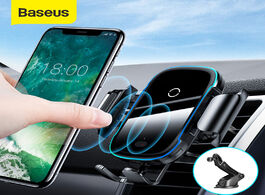 Foto van Telefoon accessoires baseus wireless car charger for iphone xs max xr x 8plus light electric 2 in 1 