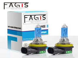 Foto van Auto motor accessoires fagis 2 pcs us brand h11 12v 55w super bright white car fog lamps blue uv qua