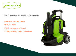 Foto van Gereedschap greenworks g50 220v portable electric pressure washer 1900w high powerwash cleaning jet 