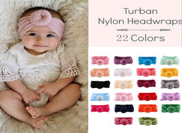 Foto van Baby peuter benodigdheden headband newborn girl infant turban toddler accessories nylon cotton headw