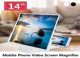 Foto van Telefoon accessoires 14 inch high definition folding screen amplifier phone magnifier stand holder