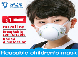Foto van Beveiliging en bescherming abardeen masclean mouth mask kids reusable face respirator 10pcs filter a